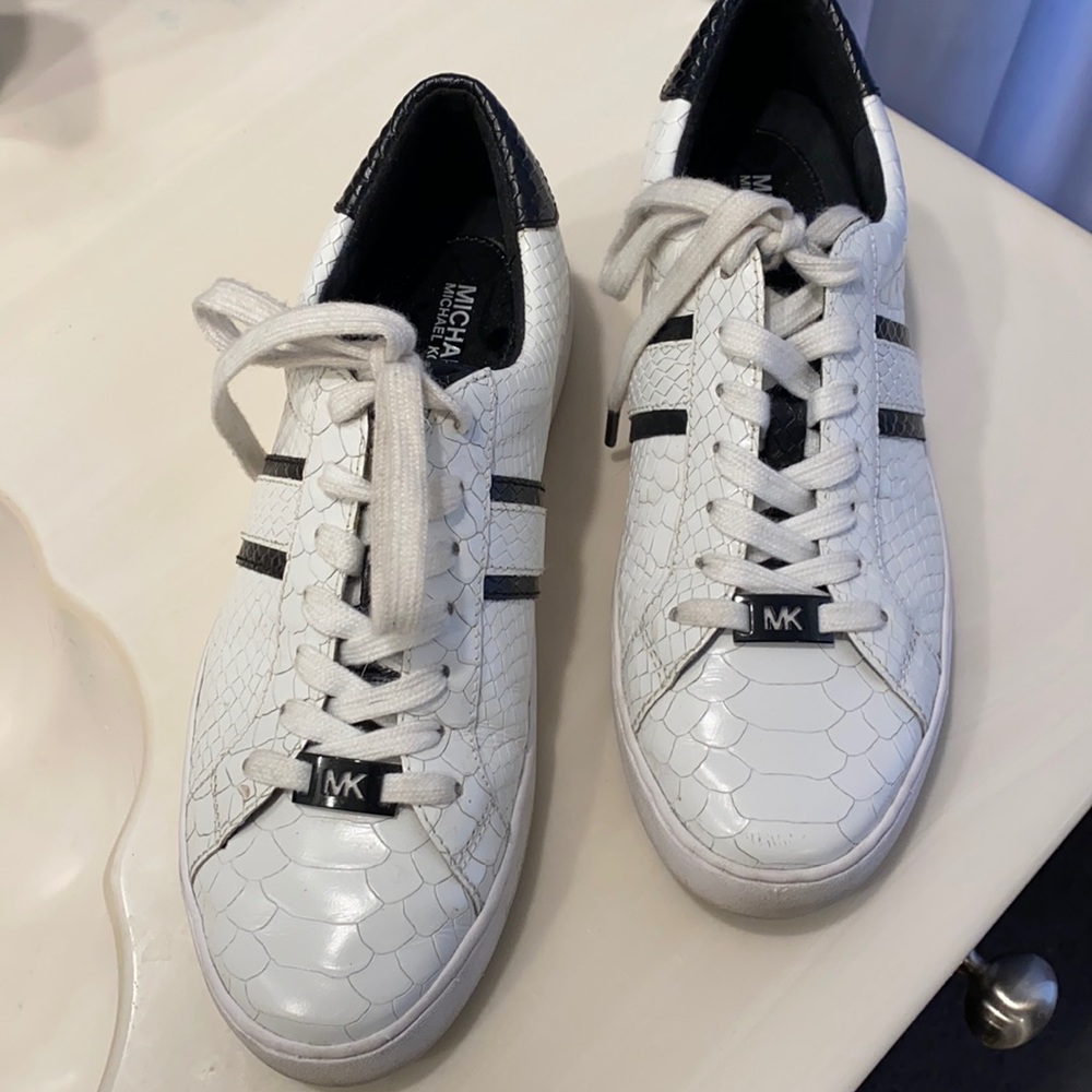 Michael Kors snakeskin sneakers